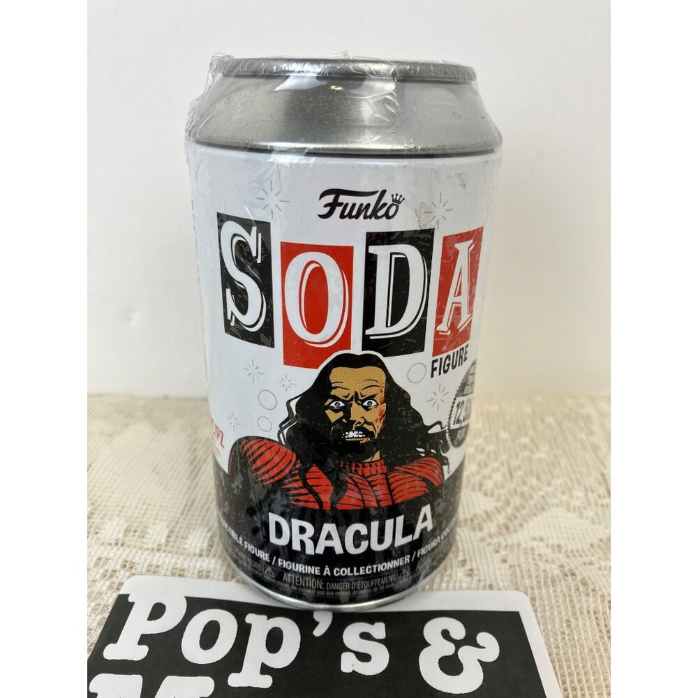 Funko Soda! Dracula Figure Limited Edition Sealed W/Defected Can